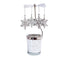 Rotating Carousel Tea Light Hanging Deer Candle Holder Candlestick Room Decor-Snowflake *