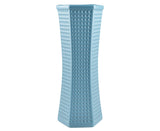 Geometric Decorative Vase-Blue