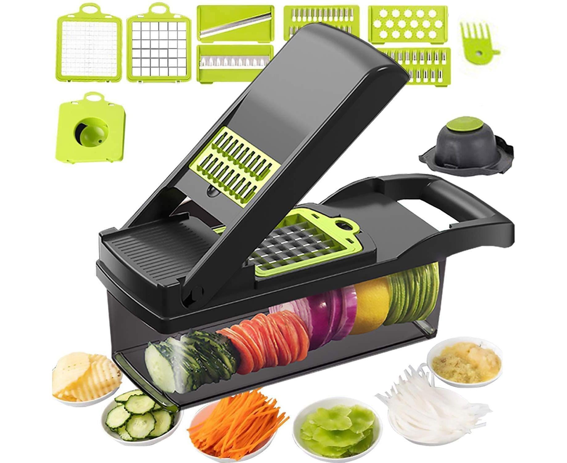 Vegetable Chopper - Mandoline Slicer - Black