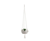 Handmade Woven Cotton Rope Hanger-Beige