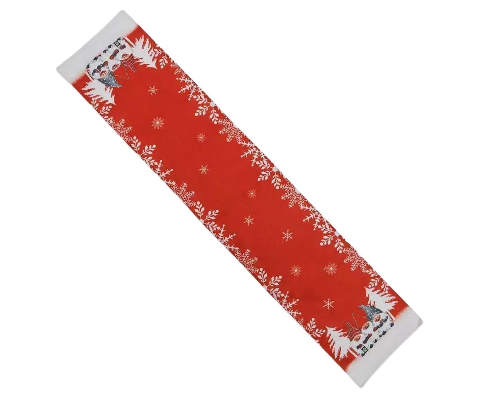 Xmas Tablecloth Non-woven Fabric Xmas Tree Print-Red