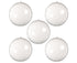 5Pcs Xmas Ball Transparent Fillable Shatterproof-9cm
