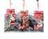 3Pcs Xmas Tree Pendant Candy Cane Crafts Soft Clay