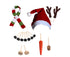 1 Set Snowman Decoration DIY Building Set for Home