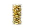 24Pcs Christmas Balls Glitter Anti-fade Plastic Christmas Tree Decor Balls for Home-Golden 4cm