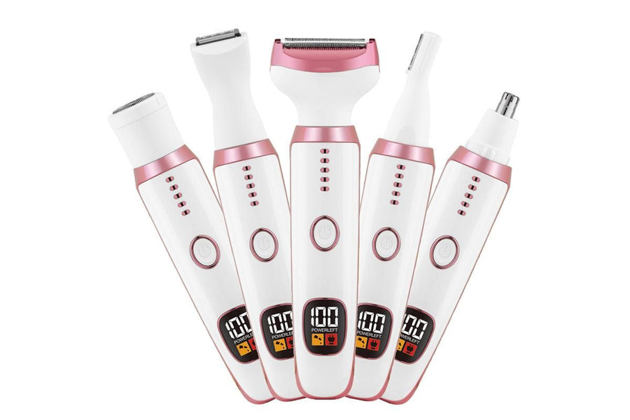 5 In 1 Electric Razor Shavers For Women Bikini Trimmer Face Razors Eyebrow Trimmer