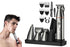 Professional Hair Clippers Trimmer Kit Washable Electric Razor Hair Trimmer For Men-Silver