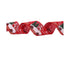Xmas Tree Ribbon Fine Linen Gift Box-Red 200cm