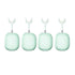 Case Cover for AirPods Max Headphones 2pcs Headphone Clear Case Shockproof Full Cover Protector for Apple AirPods Max -Green