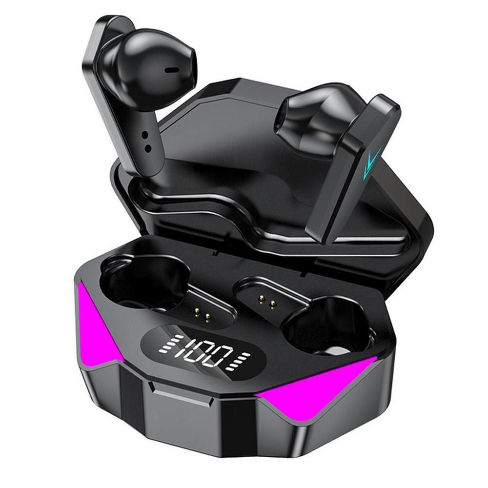 TWS Gaming Earbuds Low Latency Bluetooth Earphone with Mic Bass Audio Sound Positioning Stereo Wireless Headphones