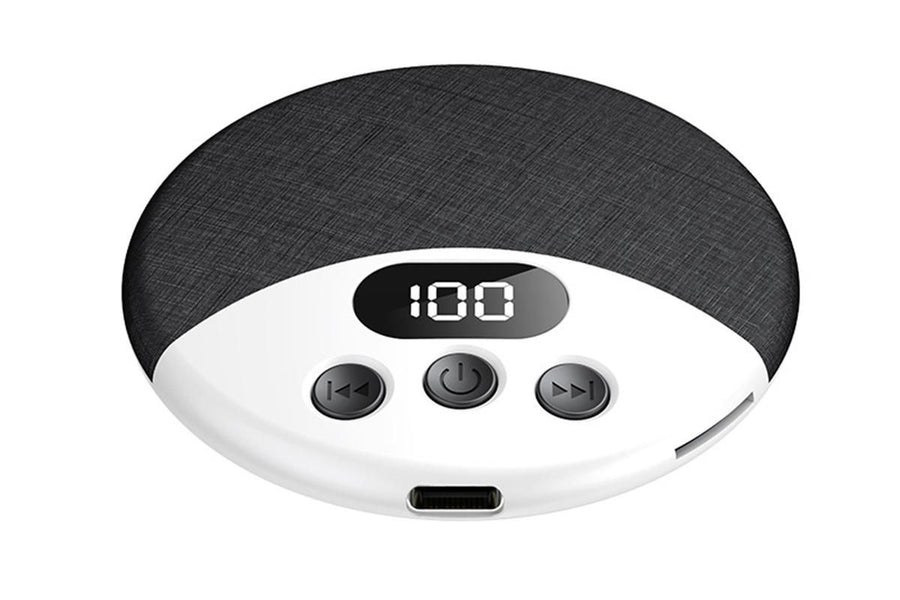 Under Pillow Bluetooth Sleep Speaker Wireless Bone Conduction Speaker-Black