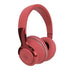 Wireless Bluetooth Headphones Over Ear Foldable Stereo Noise Cancelling Earphone for Travel Home Office -Red