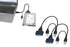 2Pcs USB 3.0 to SATA Hard Drive Adapter Cable External Hard Drive Converter Support for 2.5 inch Hard Drive HDD SSD Dual USB