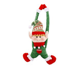 Cartoon Curtain Buckle Door Handle Pendant Holiday Decor Christmas Ornament Gift-Green
