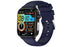 Smart Watch 1.96-Inch ECG Fitness Tracker with Heart Rate Blood Oxygen Blood Glucose Uric Acid and Blood Lipid 100 Sports Modes Activity Tracker-Blue