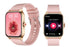 SmartWatch 1.85in Fitness Tracker with Heart Rate Sleep Monitor Answer/Make Calls 100 Sport Modes for Android iOS -Pink
