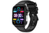 Smart Watch 1.96-Inch ECG Fitness Tracker with Heart Rate Blood Oxygen Blood Glucose Uric Acid and Blood Lipid 100 Sports Modes Activity Tracker-Black