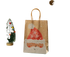 12Pcs Eye-catching Christmas Gift Bags Folding Cartoon Kraft Paper Printed Gift Pouch for Holiday-S
