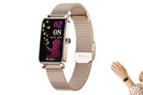 Smart Watch Women Fitness Tracker Sport Bracelet for Android iOS Phones-Gold