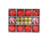 26Pcs Xmas Balls Bright Ornament-Red