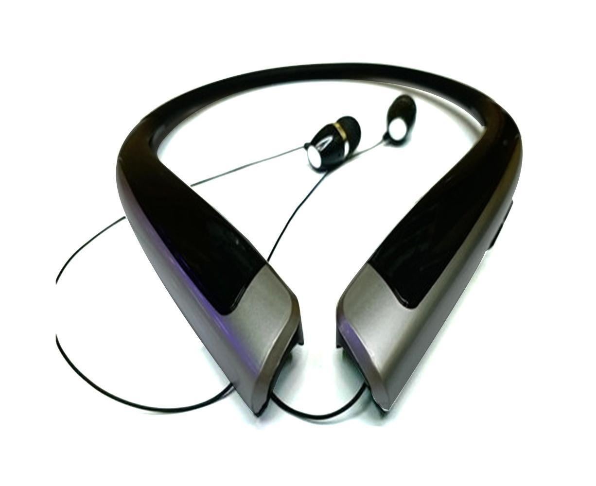 Bluetooth Headphone,Wireless Neckband Headset with Retractable Earbuds