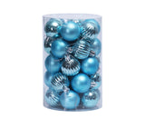 34Pcs Shatterproof Ball Ornament-Light Blue