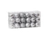 36Pcs Xmas Glitter Ball Decor-Silver