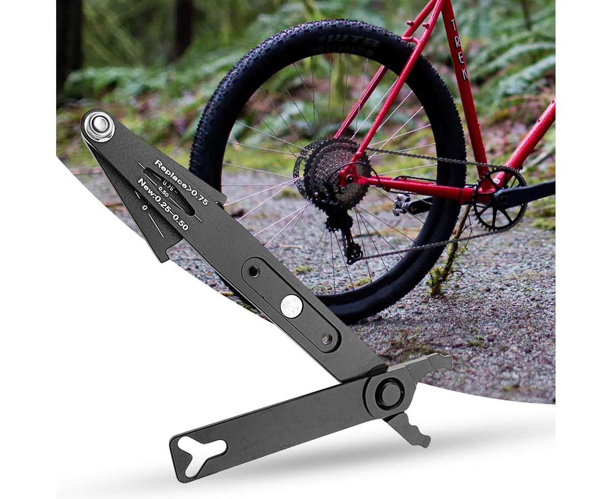 Chain Wear Detection Tool Ergonomic Design High Strength Bike Chain Buckle Removal Plier with Scale for Mountain Bike