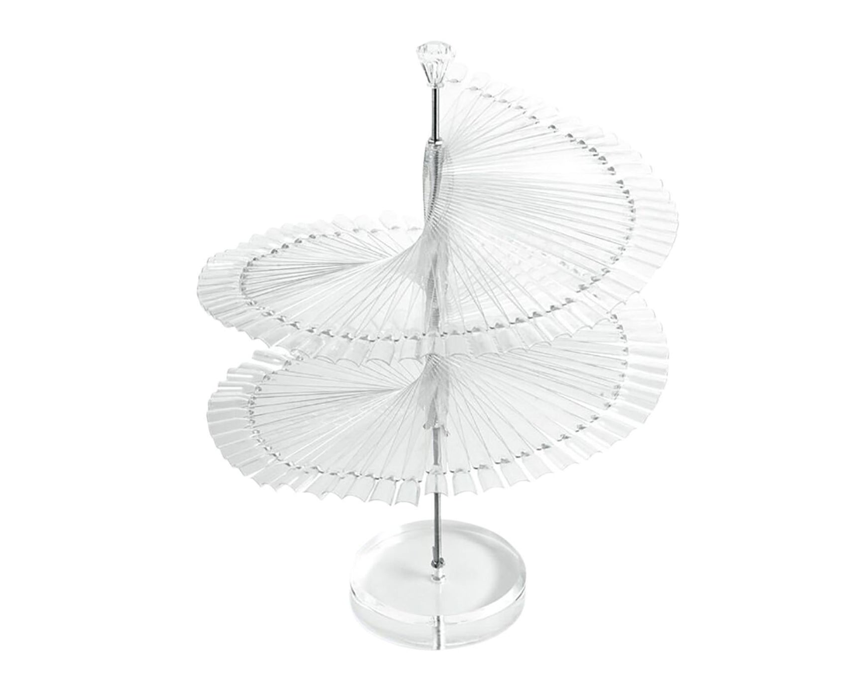 Gel Polish Display Stand Smooth Edge Reusable-Transparent