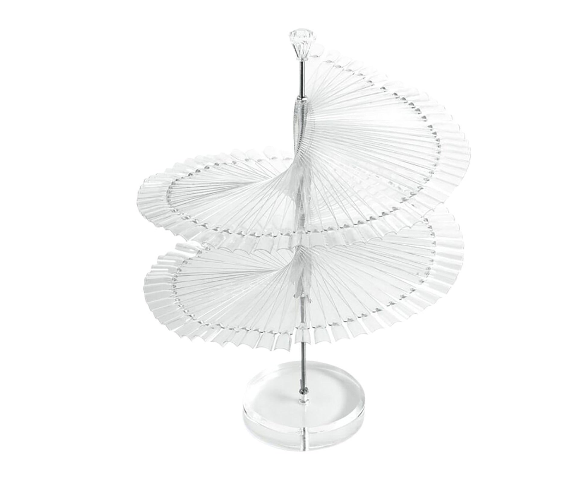 Gel Polish Display Stand Smooth Edge Reusable-Transparent