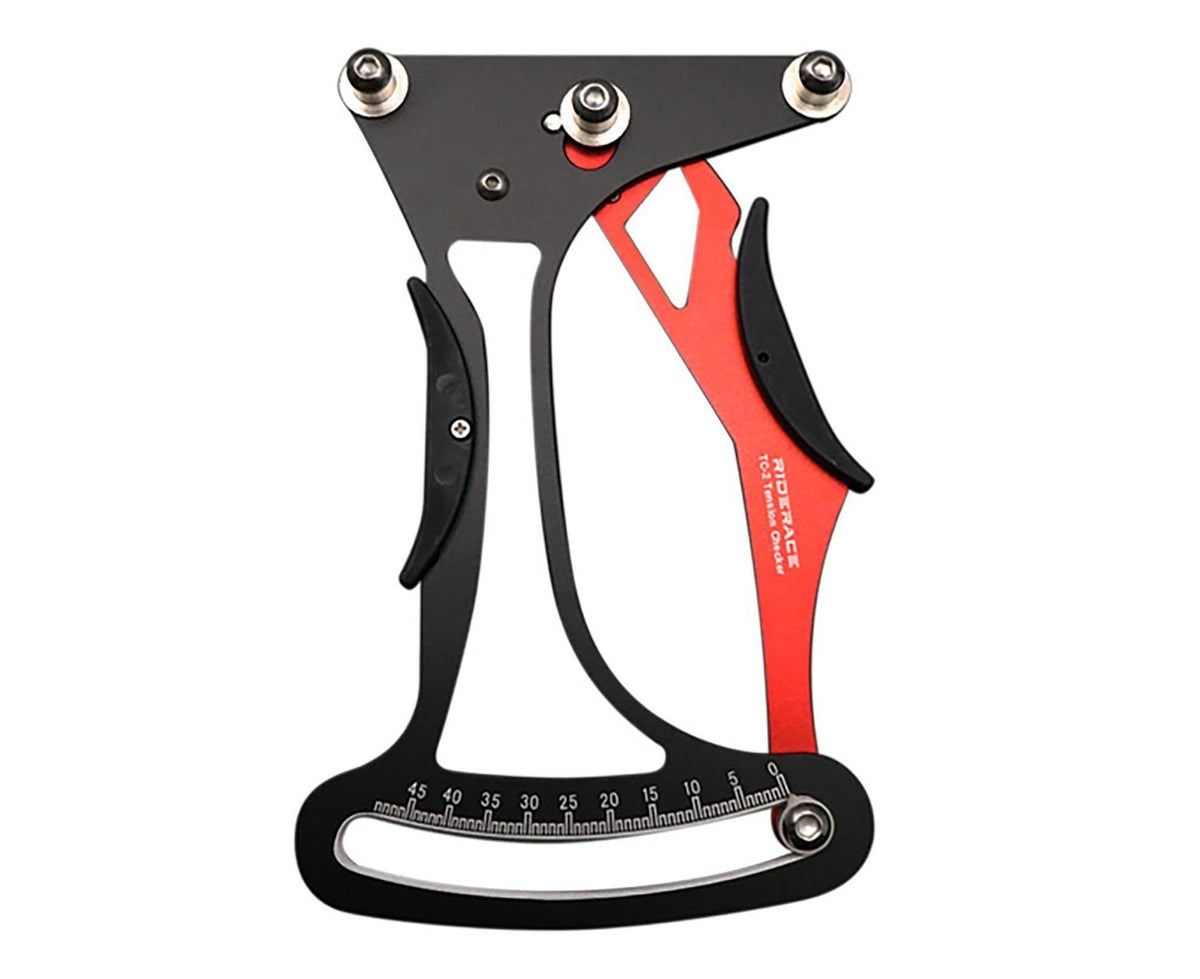Professional Wheel Spoke Meter Precise Calibration Labor-Saving CNC Process Aluminum Alloy Spoke Tension Meter Cycling Supplies - Black