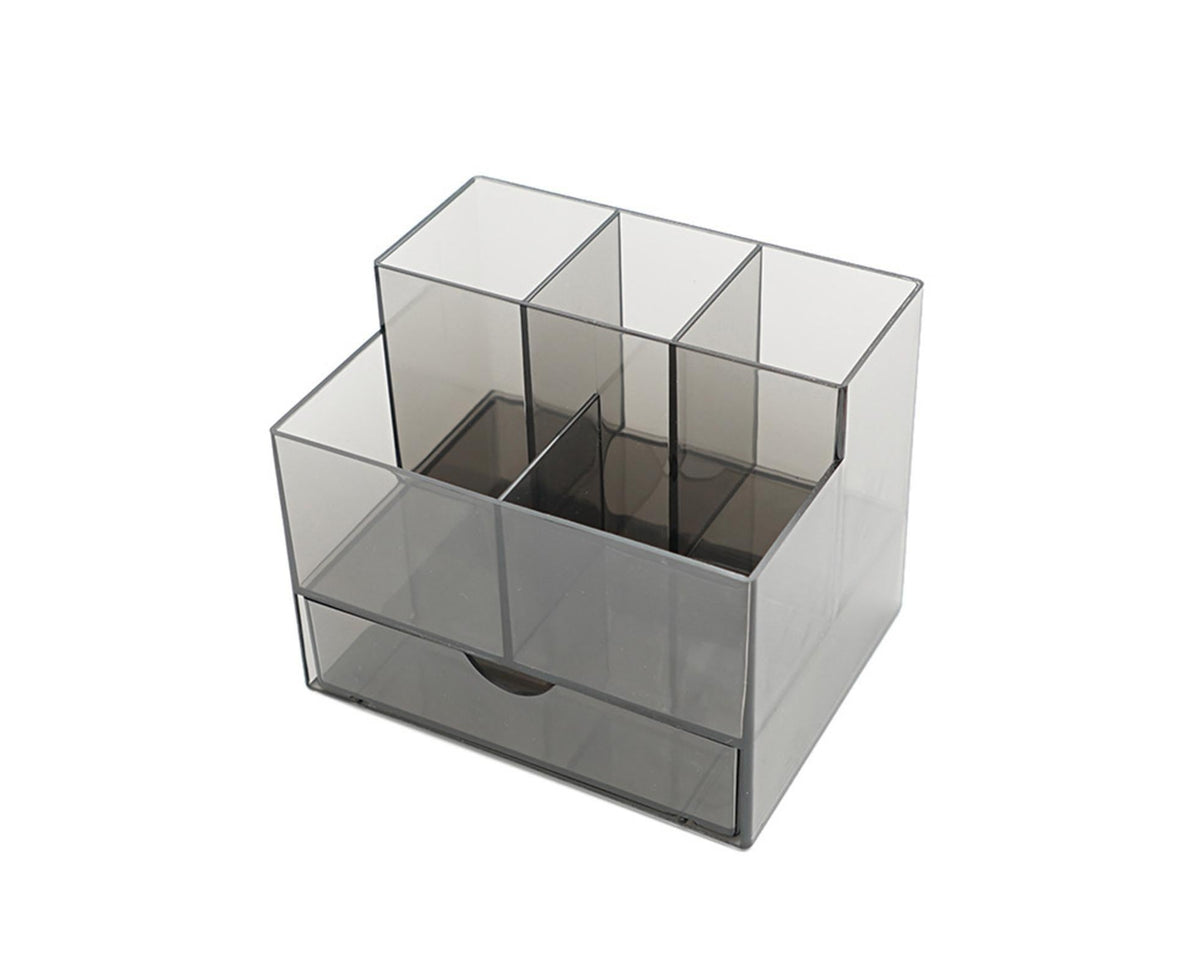 Makeup Organizer Drawer Type Large Capacity - Black