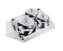 3Pcs Manicure Liquid Cup Acrylic Powder Organizer Tray with Nail Brush Holder