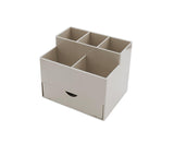 Makeup Organizer Drawer Type Large Capacity - Brown