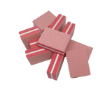 50Pcs / Bag Nail File Mini Multi-function Sponge Manicure Tools Buffer Blocks for Nail-Darkpink