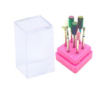 7Pcs Tungsten Steel Ceramics Remove Gel Polish Manicure Pedicure Nail Drill Bits-9#