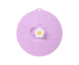 Anti Spill Cover Flexible Keep Freshness - Purple S