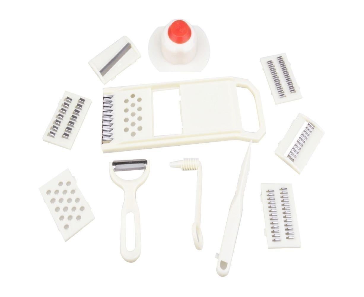 11Pcs Manual Vegetable Slicer Cutter Potato Peeler Onion Grater Kitchen Tool