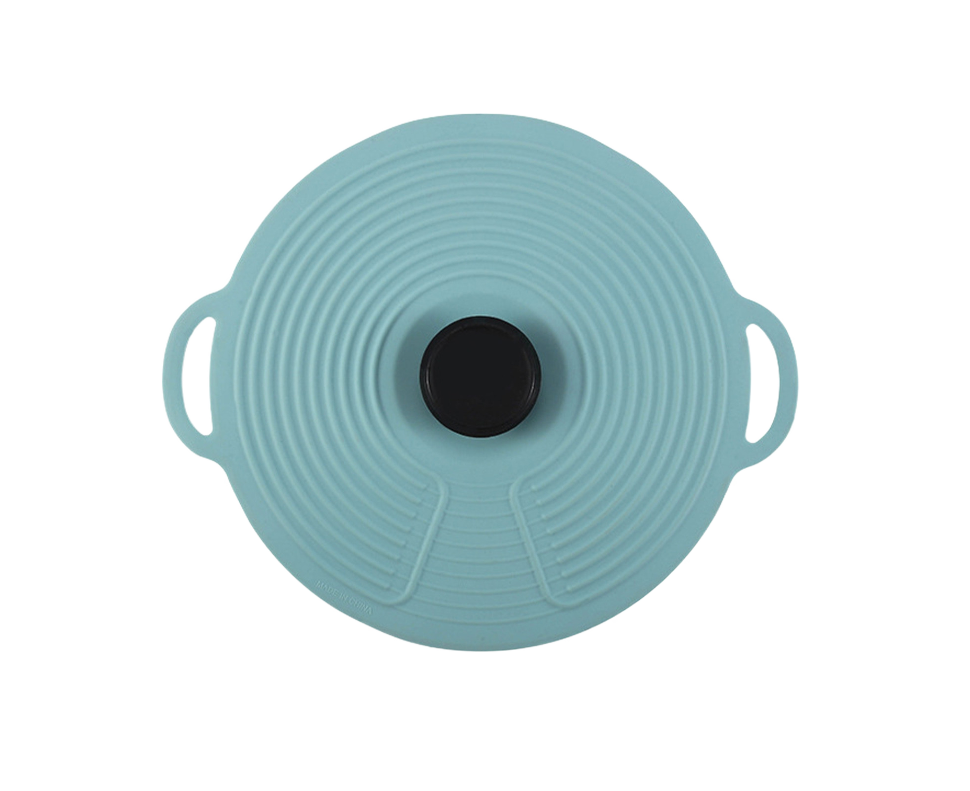 Pot Lid Reusable Heat-resistant Silicone Leak Proof Fresh-keeping Cover for Kitchen-Light Blue XL