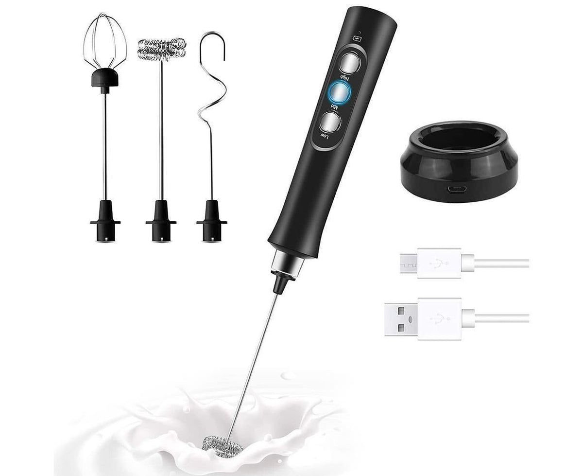 Milk Frother - Handheld Electric - USB Rechargeable