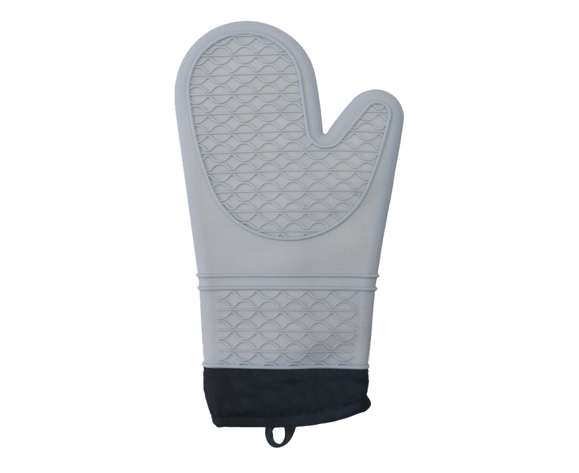 1Pc Oven Mitt Silicone Extra Length - Gray