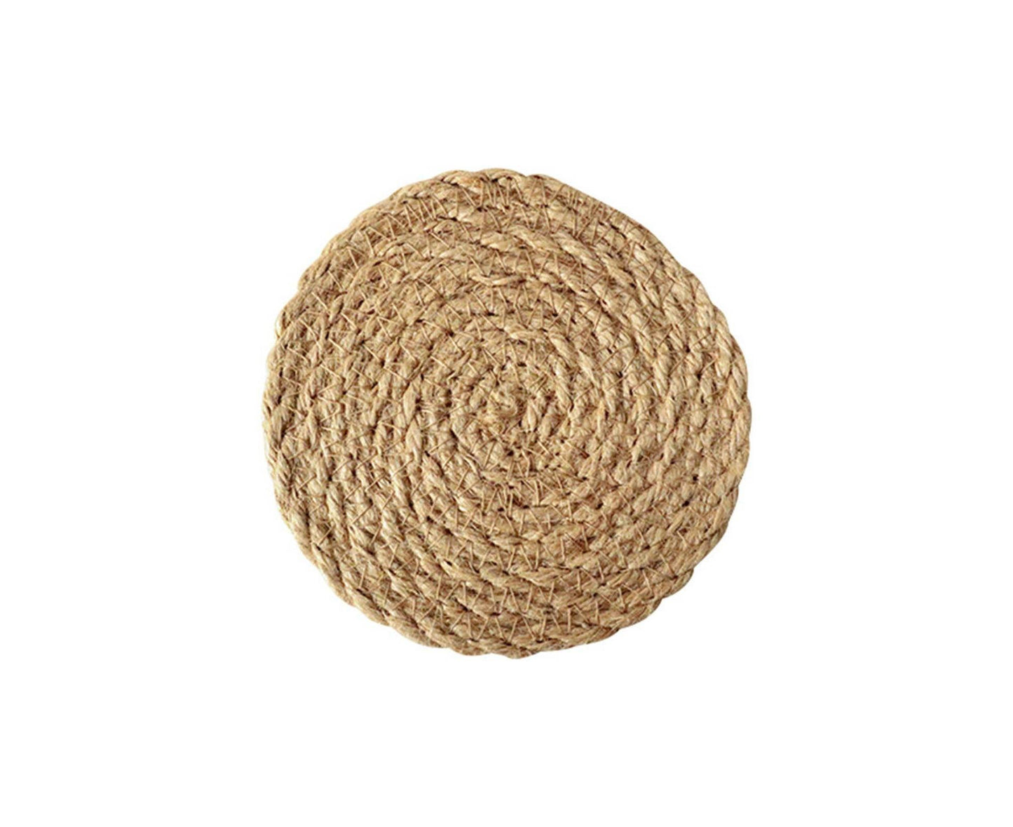 Elegant Good Woven Placemat Eco-friendly Fine Texture Straw Dinner Mat for Home-30cm