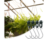 1 Set Plant Hanging Hook S-shaped - Green