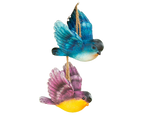 1 Set Decorative Resin Birds Pendant - Multicolor