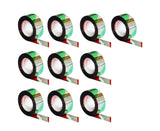 10Pcs Bird Repellent Ribbon Double Side Tape - Green