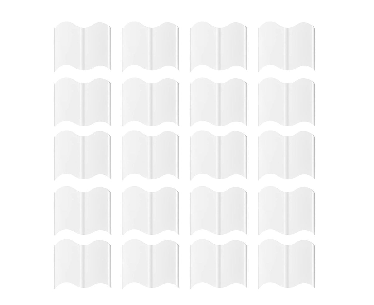 20Pcs Border Fence Walkway Landscape Edging - White