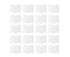 20Pcs Border Fence Walkway Landscape Edging - White