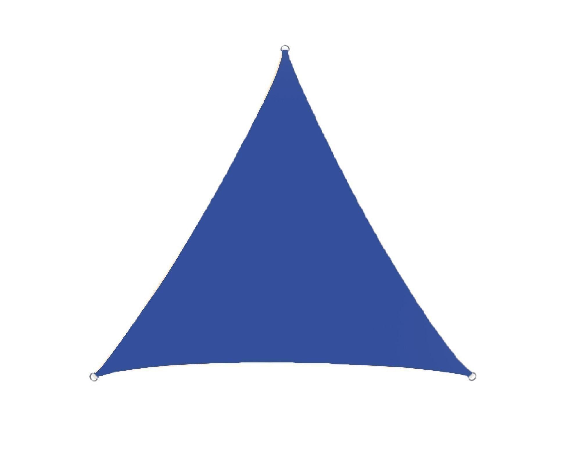 Shade Sail Waterproof Heavy Duty Triangle - Royal Blue