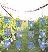 4Pcs Owl Bird Repellent Reflective Discs - 4pcs