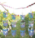 4Pcs Owl Bird Repellent Reflective Discs - 4pcs